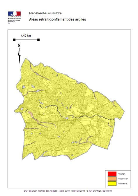 Ménétréol sur Sauldre DDRM Dossier départemental des risques