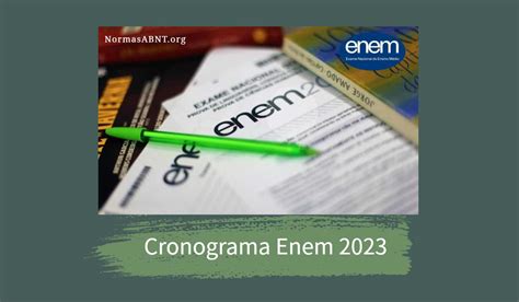 Cronograma Enem 2023 Período Para Isenção Inscrições