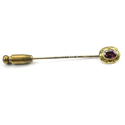 Antiques Atlas Early 20th Century Ruby Stick Pin 15ct Gold As163a1649