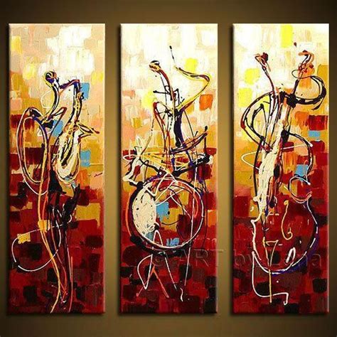 The Best Abstract Jazz Band Wall Art