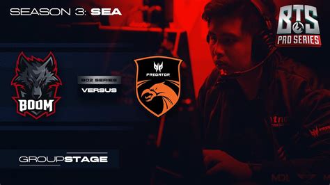 Tnc Predator Vs Boom Esports Game Bo Bts Pro Series S Sea