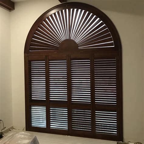 Design Customized Eco Friendly Durable Wood Stained Color Window