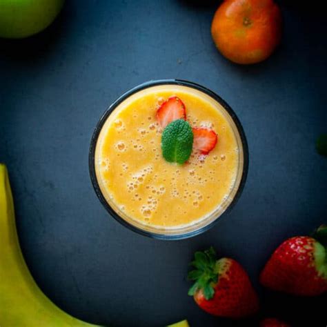 Smoothie de fresa y plátano Nómadas Gourmet