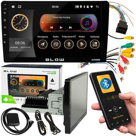 Radio Samochodowy System Multimedialny Din Wifi Gps Carplay Android