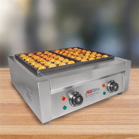 ALDKitchen Double Takoyaki Grill | Electric Takoyaki Machine | 56 Pcs | Nonstick Molds ...