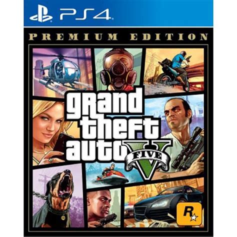 Jual SONY Playstation 4 Grand Theft Auto V GTA 5 Premium Edition Region ...