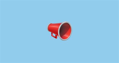 📣 Megaphone Emoji on Twitter Emoji Stickers 13.1