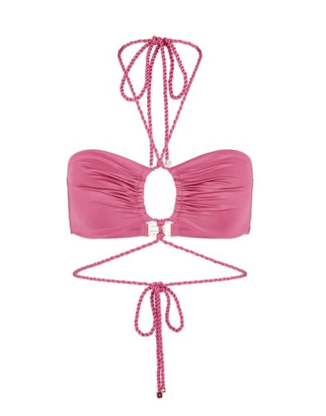 Mileey Bikini Top In Pink By Agent Provocateur Sale