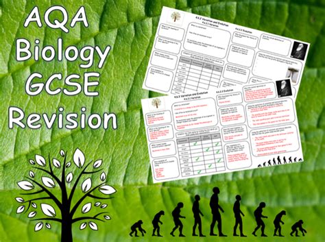 Home Learning Aqa Gcse Combined Science Biology Revision Mat Bundle