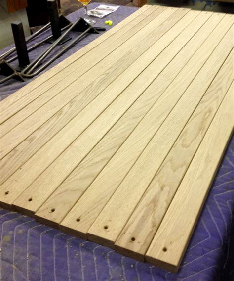 White Oak Bench Slats — Atkins Woodworking