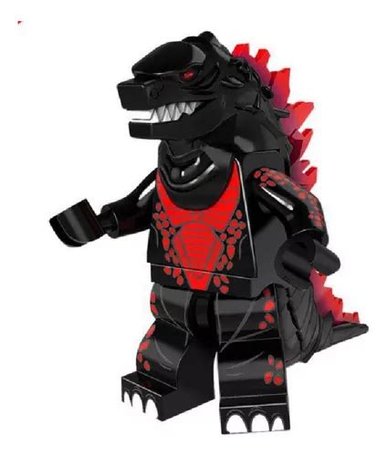 Boneco Blocos De Montar Dark Godzilla Mercadolivre