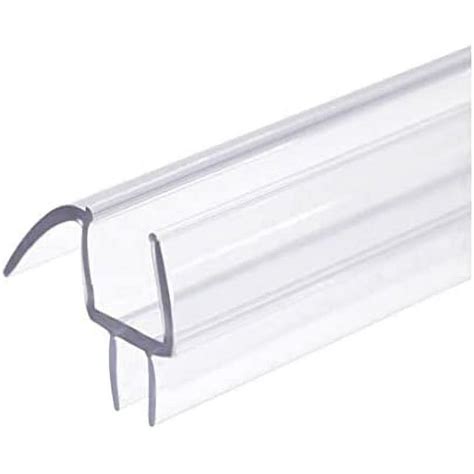 Frameless Shower Door Bottom Seal For 3 8 In Glass 95 In Length Clear