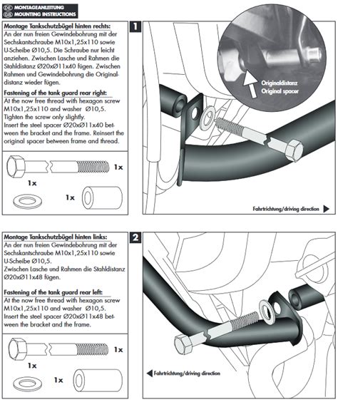 Triumph Tiger 900 Rally GT PRO Tankguard Stainless Steel HEPCO BECKER