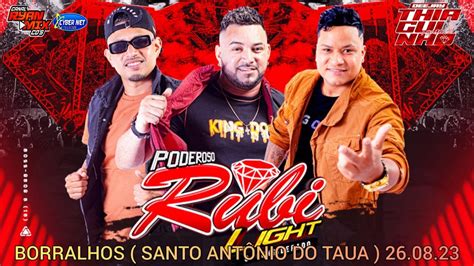 CD AO VIVO PODEROSO RUBI LIGHT EM BORRALHOS SANTO ANTÔNIO DO TAUA