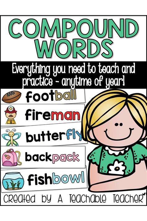 Compound Words Anchor Chart