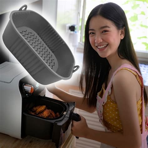 Sz Gletes Air Fryer Szilikonos S T Kos R Szilikon Forma Forr Leveg S