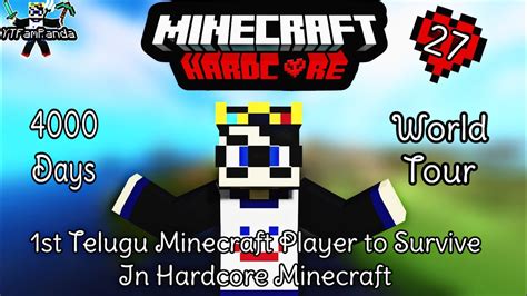 Minecraft I Survived 4000 Days In Hardcore Minecraft World Tour