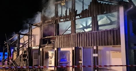 Vosges Xonrupt Longemer un feu détruit un bâtiment du camping