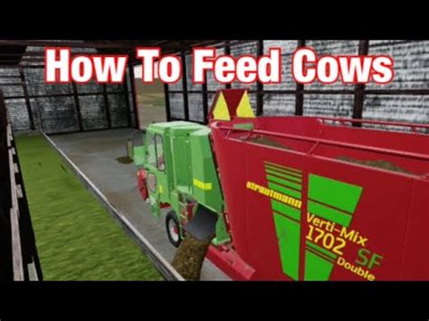 How To Feed Cows Farming Simulator 19 YouTube