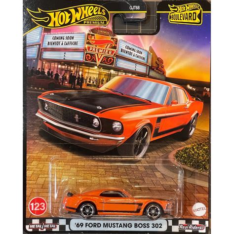 風火輪 Hot Wheels 金標 膠胎 林蔭大道 福特 FORD MUSTANG BOSS 蝦皮購物