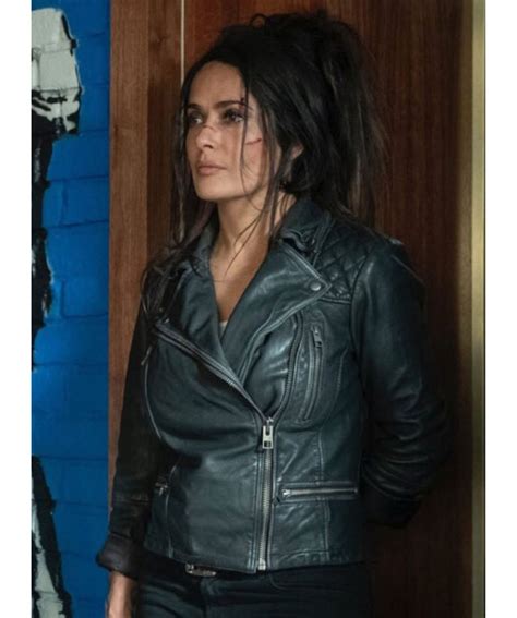 The Hitmans Wifes Bodyguard Sonia Kincaid Leather Jacket USA