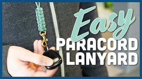 Easy Paracord Lanyard Tutorial Lanyard Tutorial Paracord How To