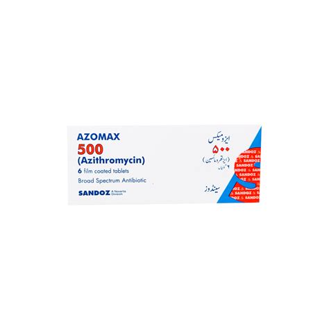 Azomax Tab 500mg 6s Price In Pakistan