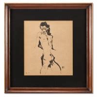 Male Nude Self Portrait I Par Egon Schiele Sur Artnet