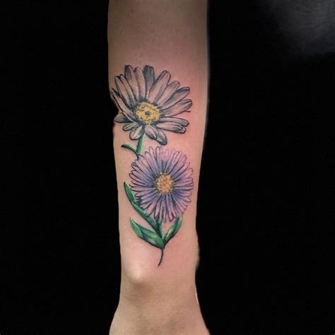 Top 53 Best Aster Flower Tattoo Ideas [2021 Inspiration Guide]