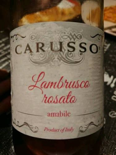 Carusso Lambrusco Rosato Amabile Vivino Canada