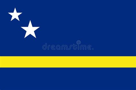 High Detailed Flag Of Curacao National Curacao Flag South America 3D