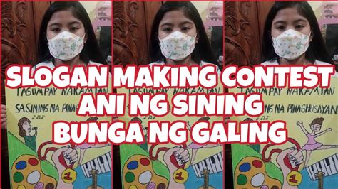 Slogan Making Contest Ani Ng Sining Bunga Ng Galing Youtube