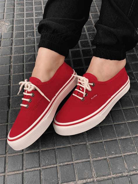 Tenis Redley Originals Wac Vermelho Off White Ska Skate Rock