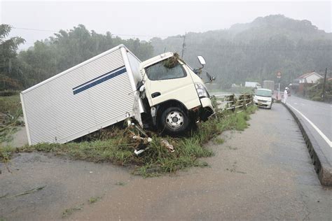 厚狭川氾濫 車7台立ち往生美祢線再び鉄橋崩落 山口新聞 電子版