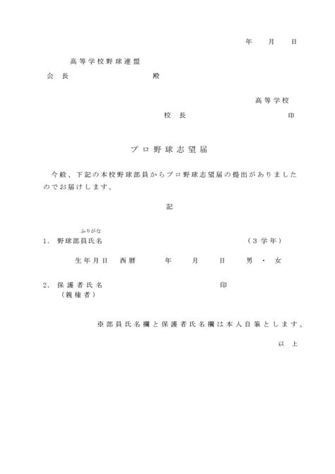 2020年プロ野球志望届提出者一覧！【高校生編】 高校野球なんでも情報＠