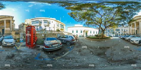 360° view of Streets of Valletta Malta - Alamy