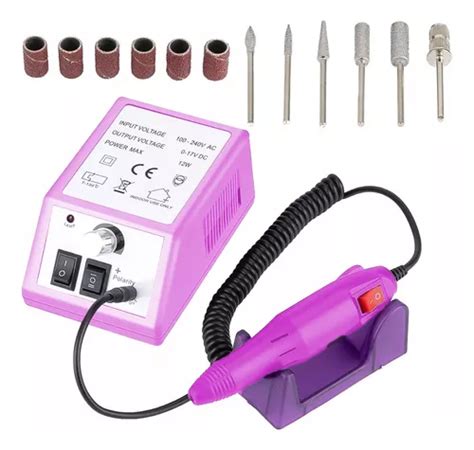 Set Pulidor Esmeril Drill Taladro Uñas Profesional Manicure Mercadolibre