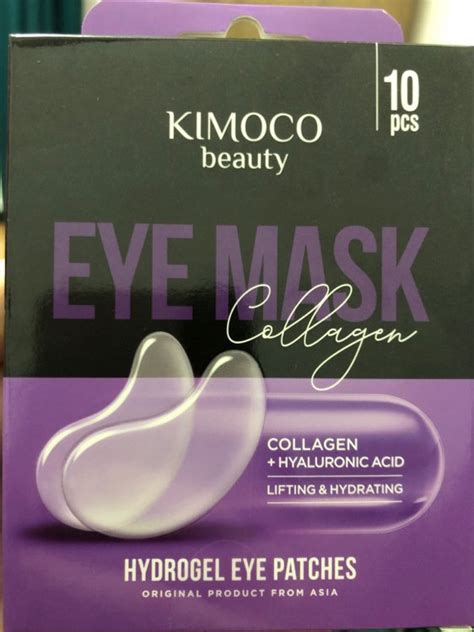 Kimoco Beauty Hydrogel Eye Patch Collagen Hyaluronic Acid INCI Beauty