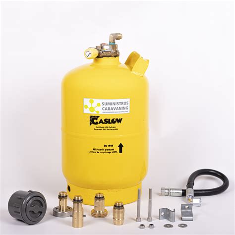 Kit Simple Gaslow Kg Con Toma De Carga Externa Gaslow Negra