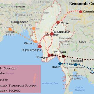 Sino Myanmar Oil Gas Pipelines Interactive Map Source The ASEAN