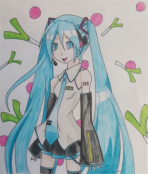 Hatsune Miku Drawings Step By Step