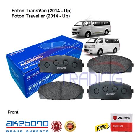 Genuine Akebono Front Brake Pads For Foton TransVan And Foton Traveller