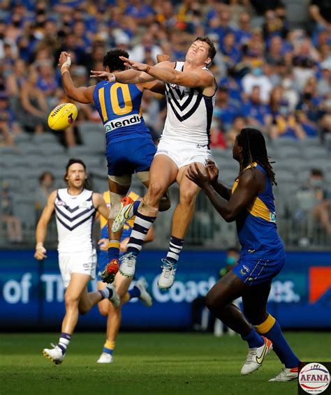 West Coast Vs Fremantle Round 3 2022 Optus Stadium Afana