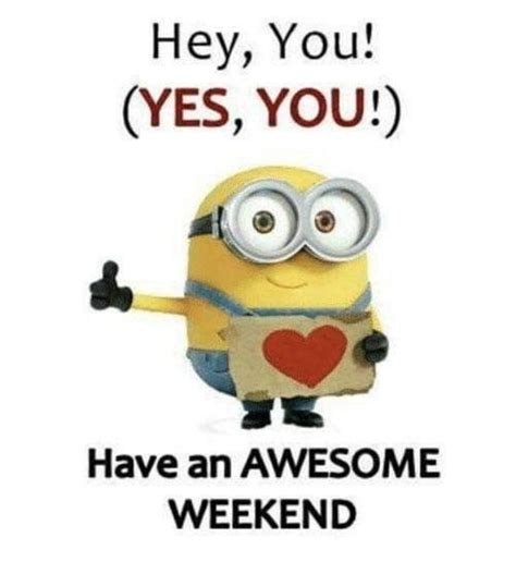 10 Best Funny Minion Weekend Quotes | Minions funny, Weekend quotes ...