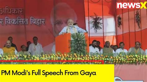 Pm Modis Full Speech From Gaya Bihar Bjps Lok Sabha Poll Campaign