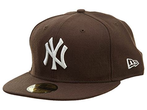 Buy Mlb New York Yankees Brown With White 59fifty Fitted Cap 7 34