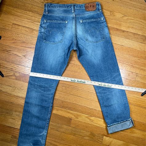 Edwin Ed Selvedge Denim Jeans X Measurements Depop