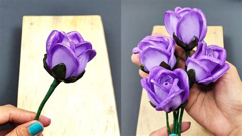 Diy Satin Ribbon Roseshow To Make Beautifull Rosebud With Satin Ribbon Easily Youtube