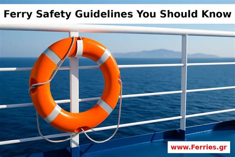 ferriesgr ferry safety guidelines
