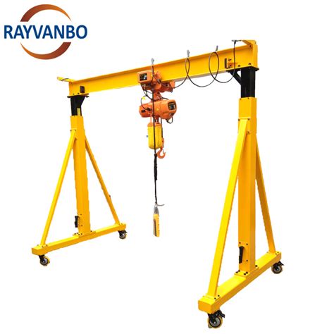 Light Heavy Duty Construction Lifting Equipment Portable Single Girder